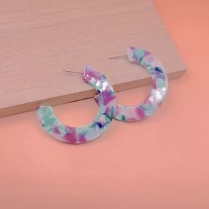 5 for $25 RESIN HOOP EARRINGS